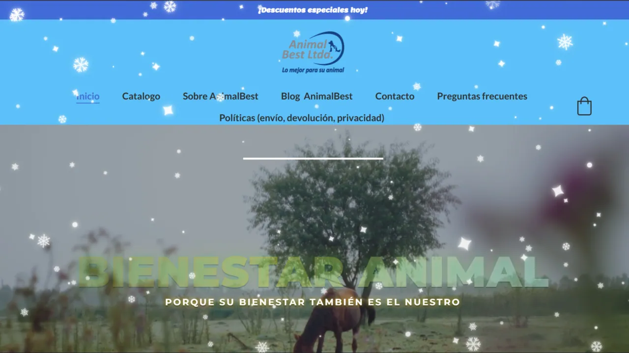 Desarrollo e-commerce para Animal Best Ltda - ADYRON Ecuador